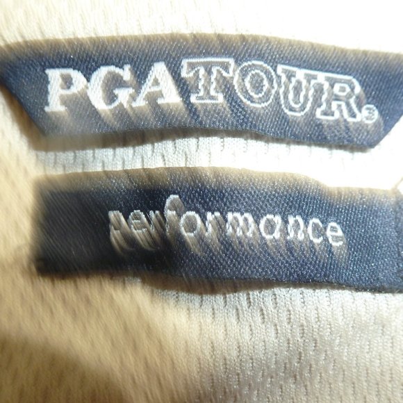 PGATour Men's Medium Short Sleeve 3 Button Performance Polo Shirt -NWOT - Picture 11 of 11